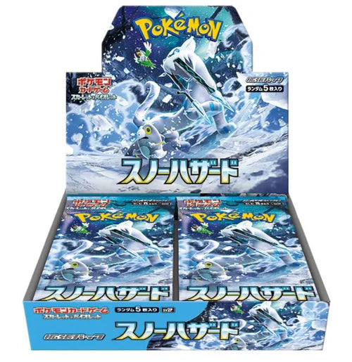 【Carton】Pokémon Card Game Scarlet & Violet Expansion Pack - Snow Hazard (12 boxes)