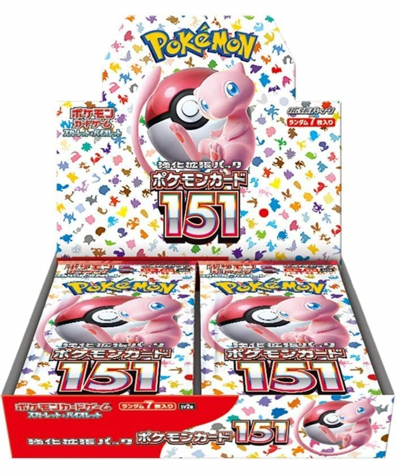 【Carton】Pokémon Card Game Scarlet & Violet Expansion Pack - Pokemon Card 151 (12 boxes)