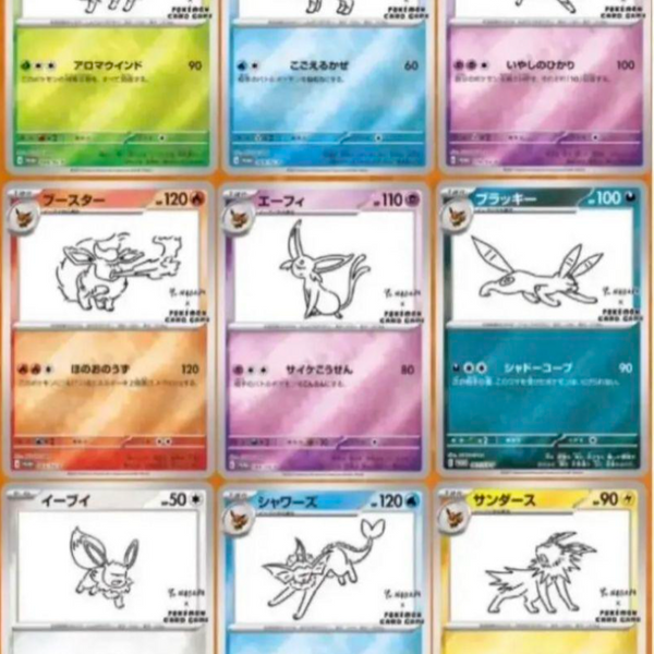 Pokemon Card Yu Nagaba Eevee's card Special Promo card complete set -