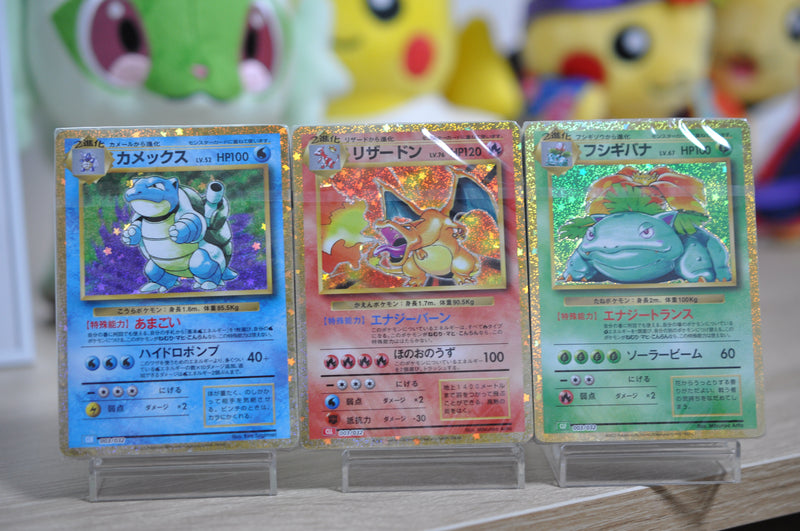 Pokemon Card Classic Charizard Venusaur Blastoise Deck Set (Sealed)