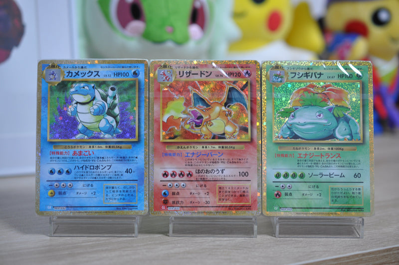 Pokemon Card Classic Charizard Venusaur Blastoise Deck Set (Sealed) - Pokemon Card Classic Charizard Venusaur Blastoise Deck Set (Sealed) -