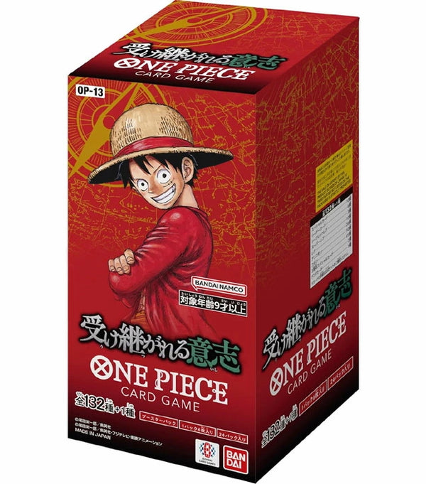 [Pre-Order]【Carton】OP-13 Carrying on His Will - One Piece Booster Box Japanese (12 boxes)