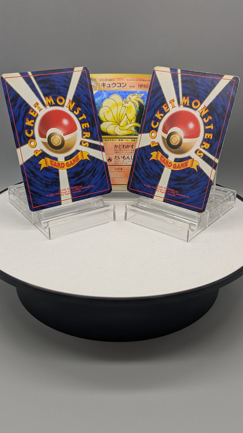 base set 3 pokemon cards Old Back Base set Pokemon Special Set 3 cards