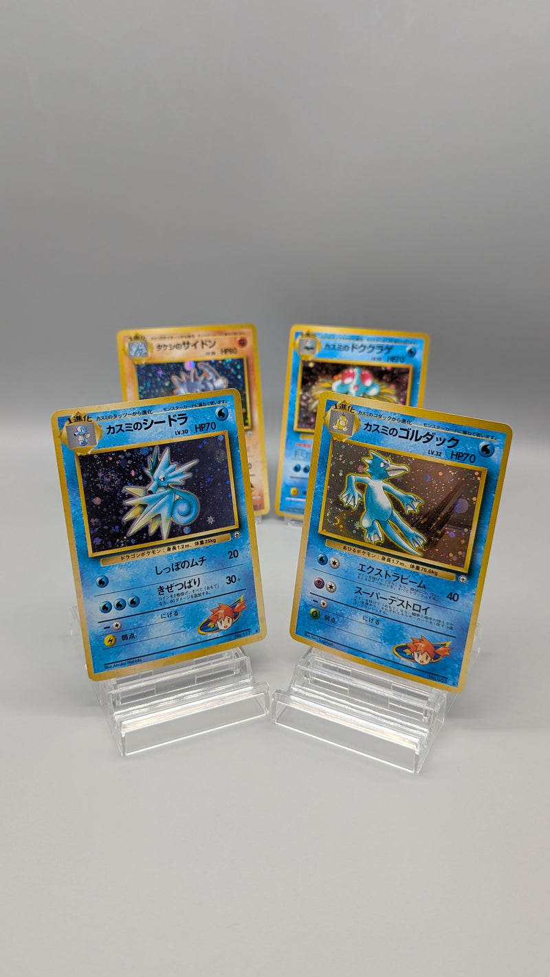 1980 pokemon cards Old Back GYM Pokemon Special Set 5 cards