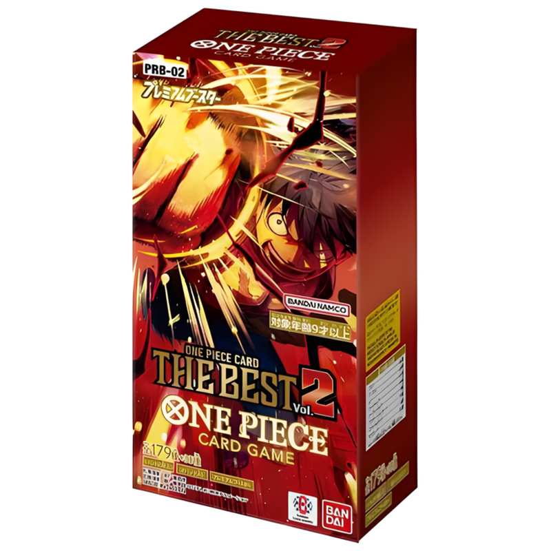 PRB-02 ONE PIECE CARD THE BEST vol.2 - One Piece Booster Box Japanese PRB-02 ONE PIECE CARD THE BEST vol.2 - One Piece Booster Box Japanese