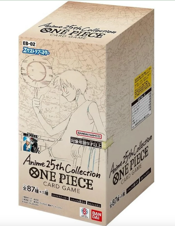 EB-02 Anime25th collection - One Piece Booster Box Japanese