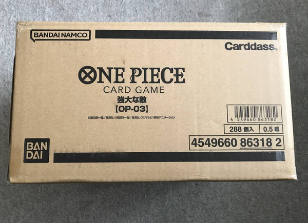 Bandai One Piece Card Game Mighty Enemies OP-03 Booster Box 1 Carton