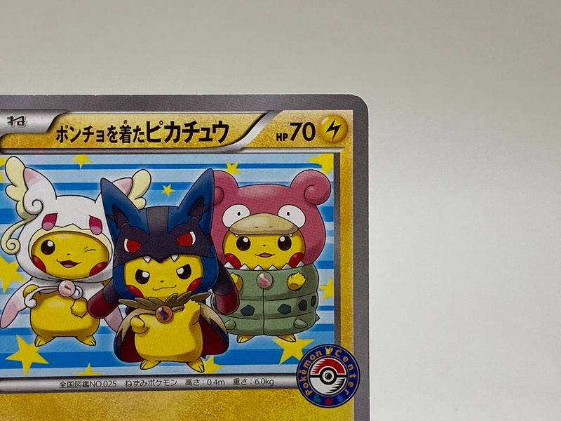 Poncho Costume Pikachu No.203 XY-P Promo Excellent 1234- Pokemon TCG J Poncho Costume Pikachu No.203 XY-P Promo Excellent 1234- Pokemon TCG J